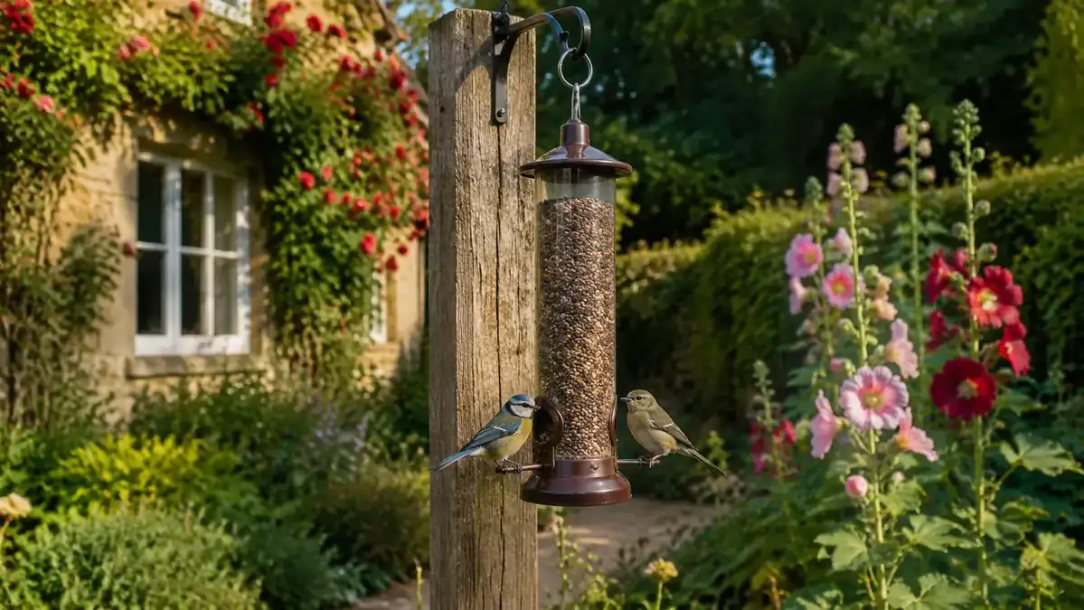 Hanizi Bird Feeder Review: Eight Months Hanging in My Cottage Garden